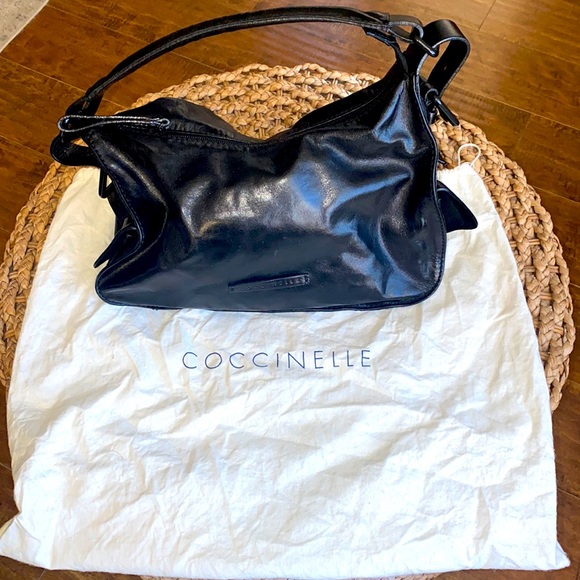 INTERMIX Bags Coccinelle Italian Black Leather Shoulder Bag Poshmark